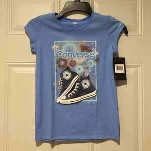 Converse Blue T-shirt Size M (Girls)